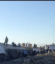 قطار مسافربری تهران کرمان از ریل خارج شد
