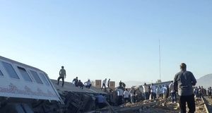 قطار مسافربری تهران کرمان از ریل خارج شد