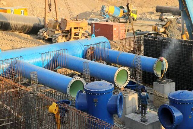 افتتاح پروژه انتقال آب از زیاران به بیلقان برای تامین آب شرب تهران و کرج