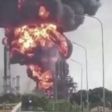 وقوع یک انفجار مهیب و آتش‌سوزی در تاسیسات نفتی پتروسدنو ونزوئلا