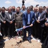 کلنگ زنی پروژه ۳۶ هزار تنی تولید و فرآوری انواع کنسانتره و پوره میوه در پیرانشهر
