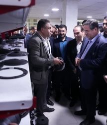 یک واحد تولیدی صنایع لاستیکی در استان آذربایجان‌غربی افتتاح شد