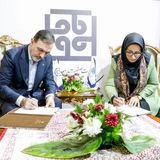 امضای تفاهم‌نامه همکاری صندوق ضمانت صادرات و رئیس مرکز ملی فرش ایران