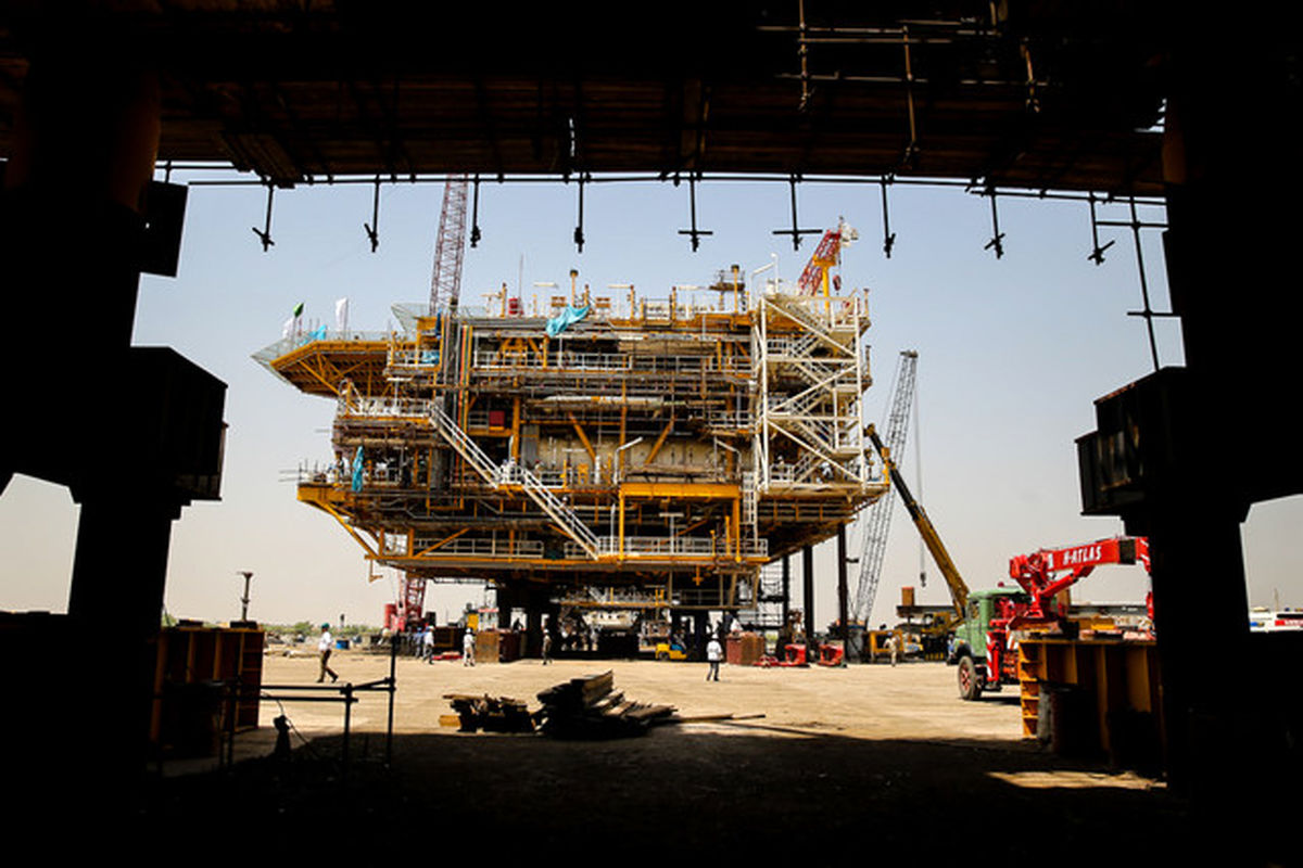 رشد چشمگیر ظرفیت برداشت روزانه گاز در فاز ۱۱ میدان گازی پارس جنوبی بیش از ۲۲ میلیون مترمکعب