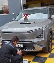 اولین خودرو برقی کیا در ایران، پلاک شد