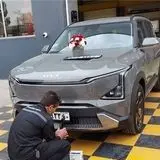 اولین خودرو برقی کیا در ایران، پلاک شد
