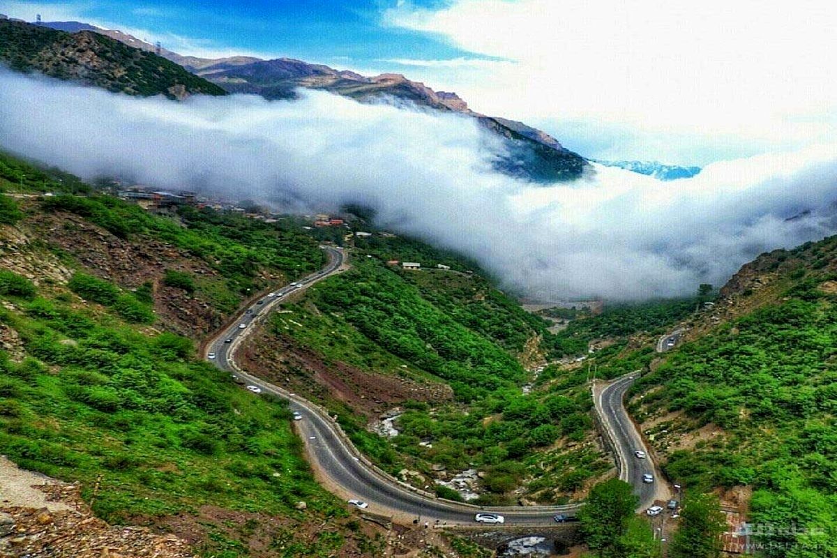 انسداد جاده چالوس تا ده روز آینده