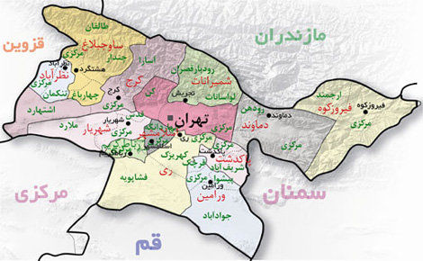 تهران، دو استانه می‌شود