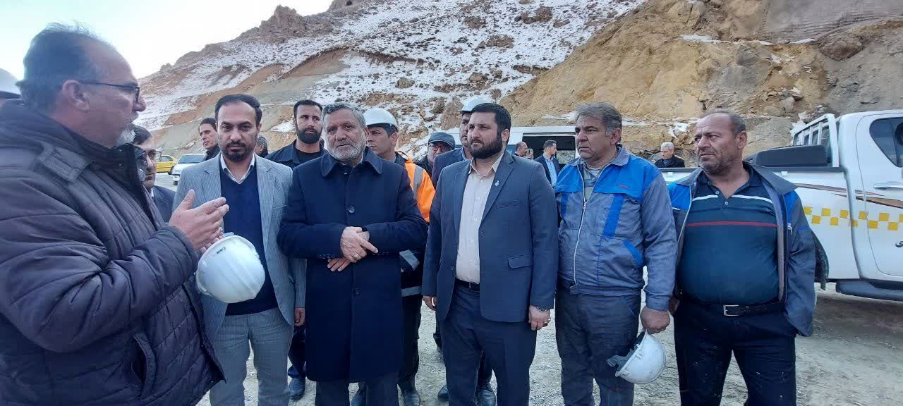 وعده اتمام ساخت دو ساله تونل جاده جدید طالقان به هشتگرد