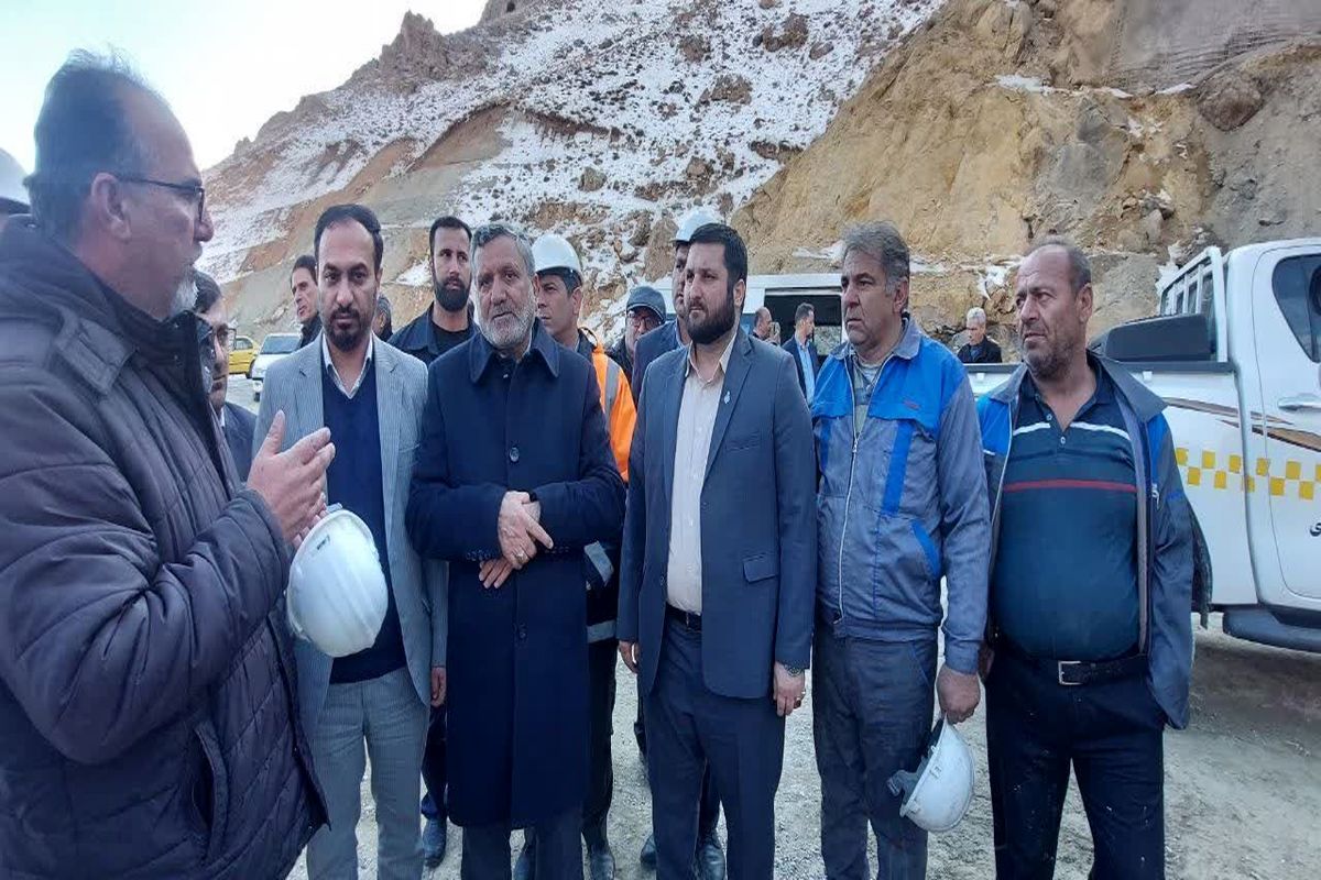 وعده اتمام ساخت دو ساله تونل جاده جدید طالقان به هشتگرد