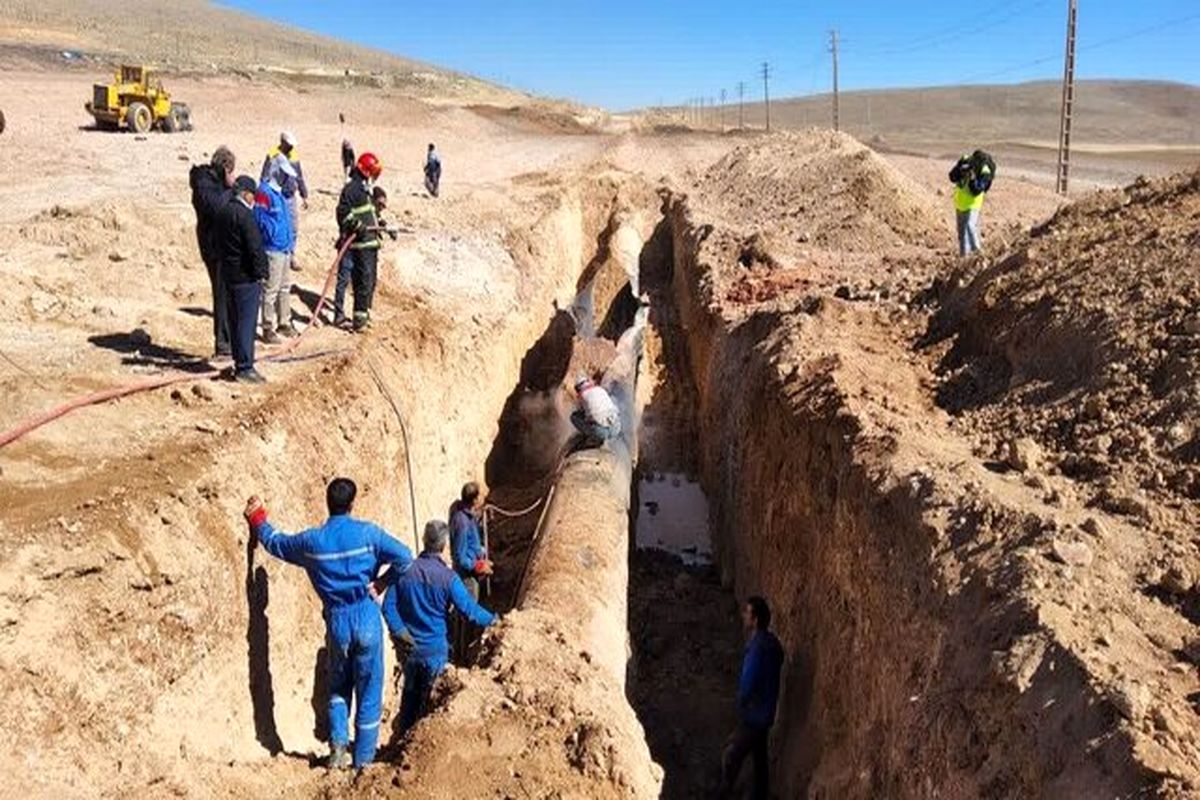 تعمیر خطوط لوله گاز سراسری در بروجن و صفاشهر تمام شد