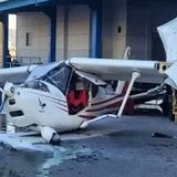 برخورد هواپیمای سبک با یکی از ساختمانهای جانبی فرودگاه تبریز