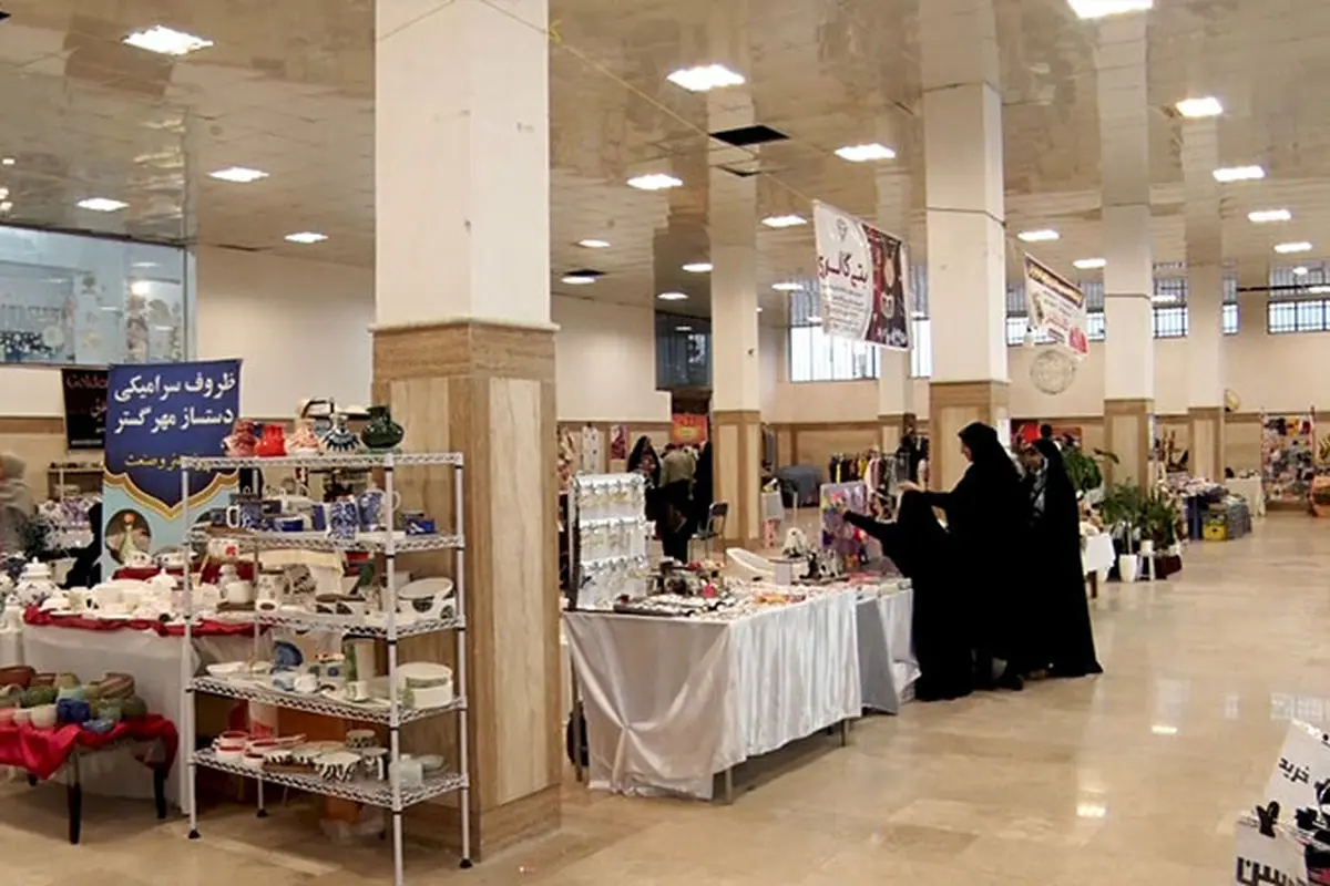 افتتاح بازارچه مشاغل خانگی زنان شهرستان کاشان