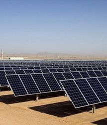 افتتاح نیروگاه خورشیدی ۱۲۵ کیلوواتی در استان قم