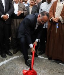 بزرگ‌ترین پروژه تاریخ راهداری آذربایجان‌غربی کلنگ‌زنی شد