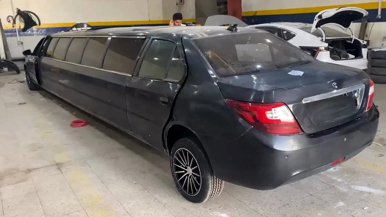 دنا لیموزین ۹ متری معرفی شد!