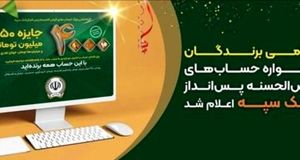 اعلام اسامی برندگان جوایز چهل و چهارمین جشنواره حساب‌های پس‌انداز قرض‌الحسنه بانک سپه