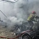 آتش سوزی در پتروشیمی بوشهر