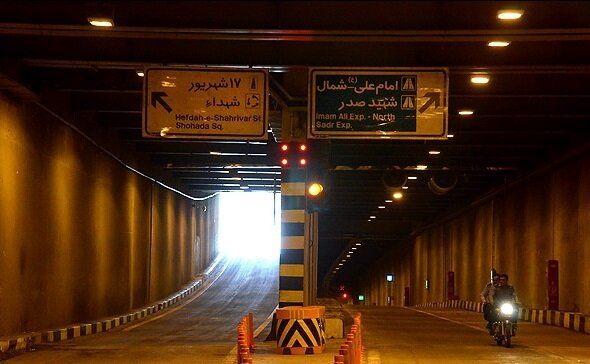 تونل امیرکبیر امشب بسته می‌شود