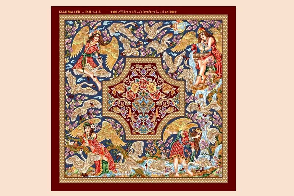 نشان ملی استاندارد برای نخستین فرش دستباف تمام ابریشم کشور