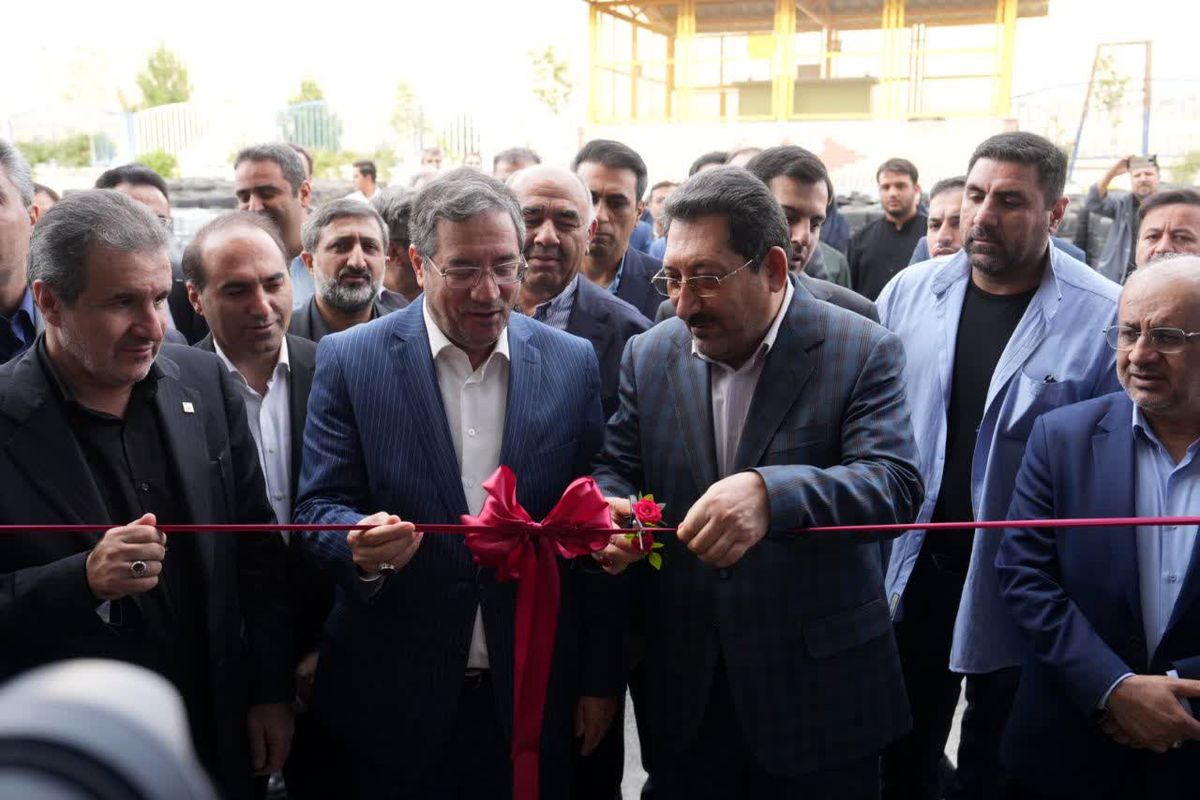 افتتاح یک واحد صنعتی در ارومیه با حضور وزیر صمت