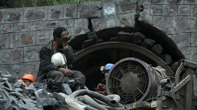 جان باختن یک معدنچی در پی ریزش آوار معدنی در طبس