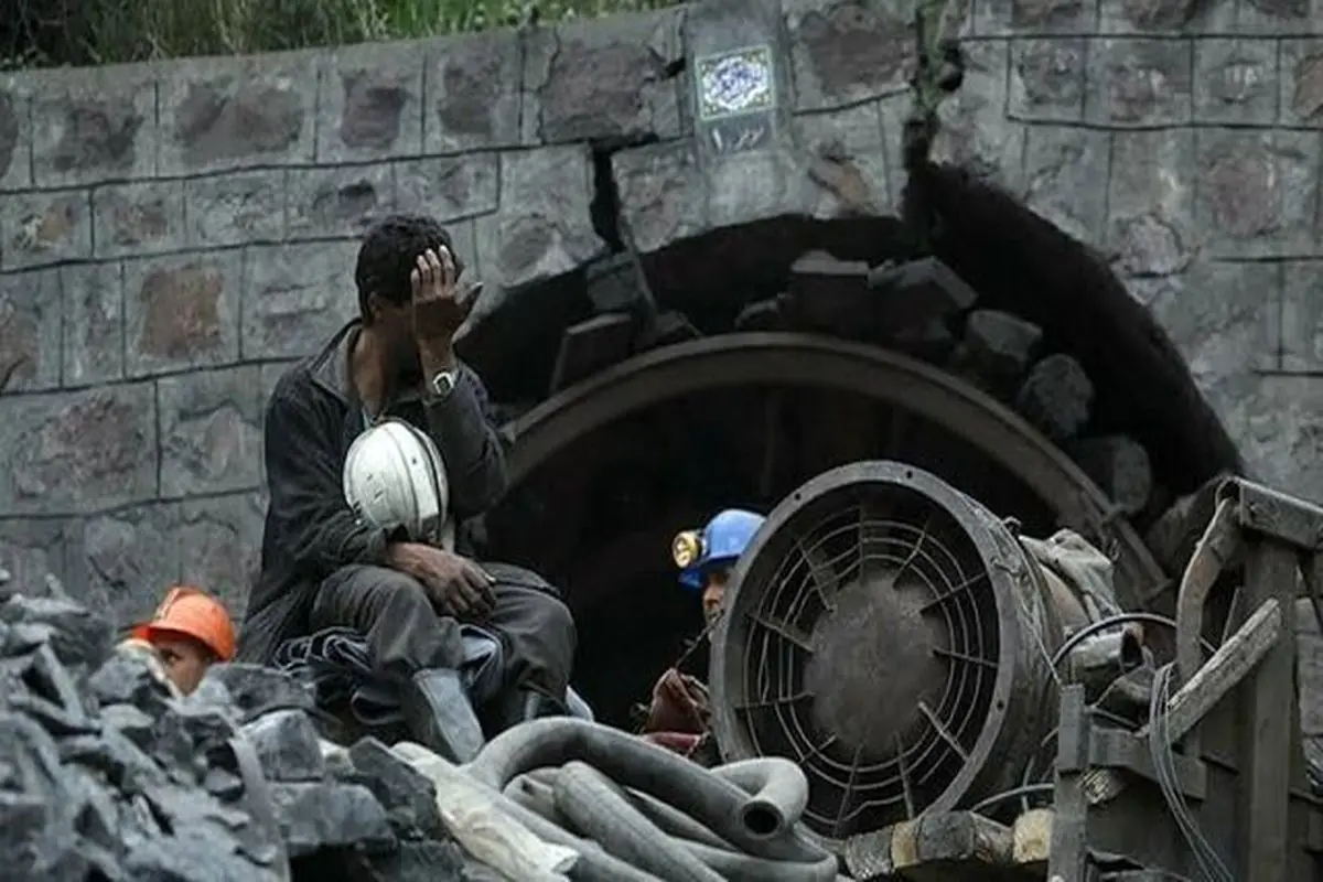 جان باختن یک معدنچی در پی ریزش آوار معدنی در طبس