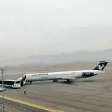 فرود اضطراری هواپیمای تهران بندرعباس در یزد