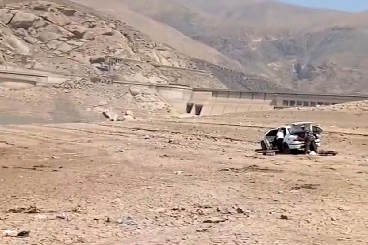 خشکی به سد منجیل در شمال کشور رسید + ویدئو