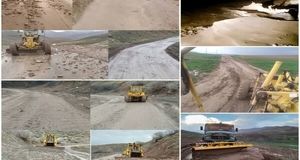 خسارت سنگین سیلاب و بارندگی شدید به راه‌ها و ابنیه فنی شهرستان دلفان